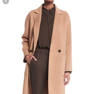Oversized Wool/Cashmere Camel Coat
